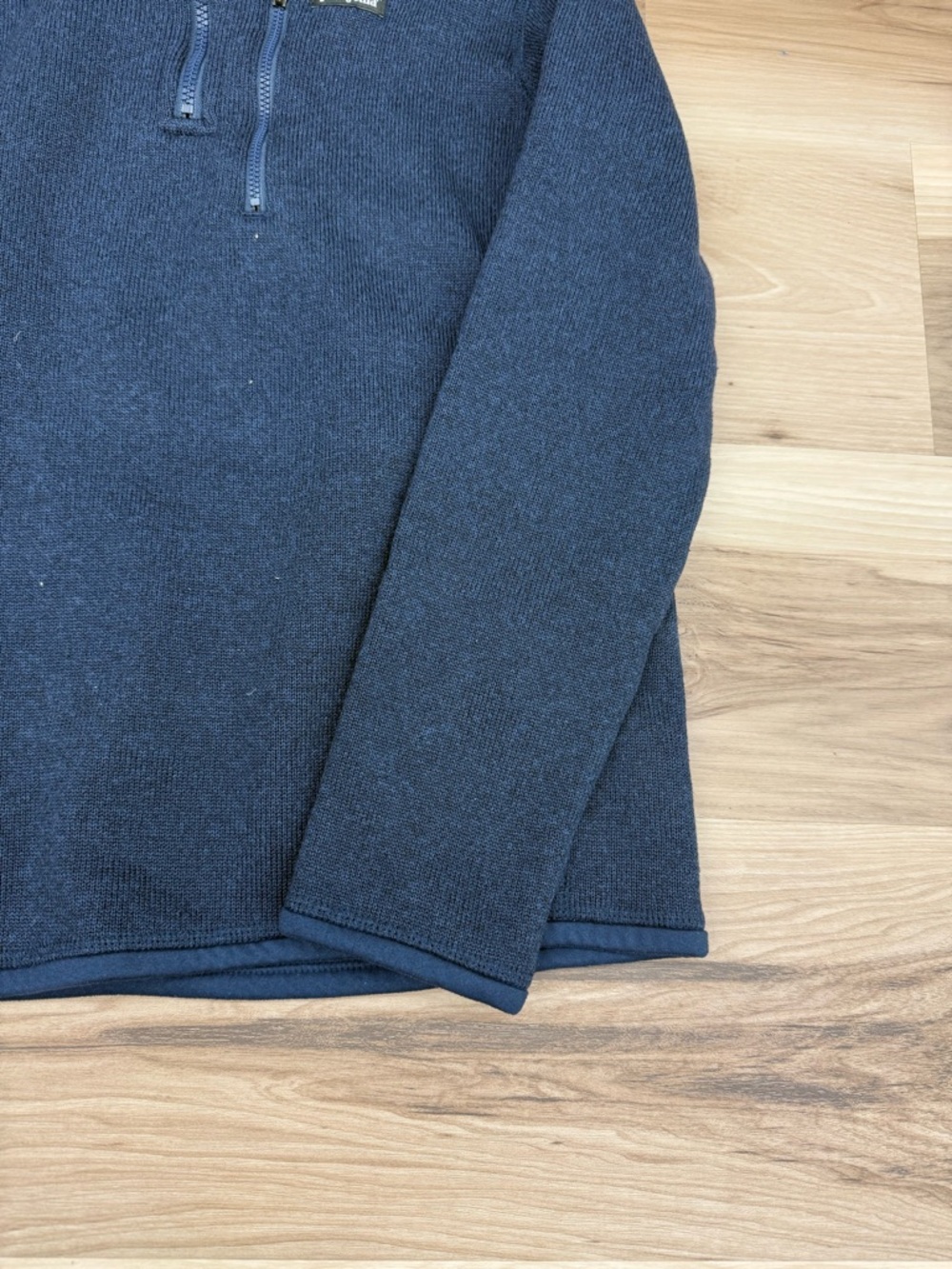 Patagonia Boys Navy Half-Zip Fleece Pullover AA20 - Picture 2 of 5